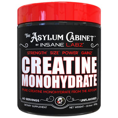 Insane Labz Insane Creatine Monohydrate powder unflavored for lean muscle support
