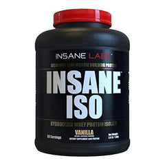 Insane Labz Insane ISO whey jar with 60 servings signals long-term protein support