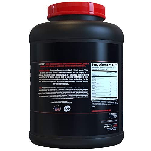 Insane Labz Insane ISO whey scoop highlights quick post-workout refuel