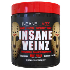 Insane Veinz Apple powder in scoop showing flavor and texture.