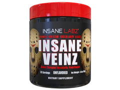 Insane Labz Insane Veinz unflavored tub emphasizes versatile mixing with other drinks.