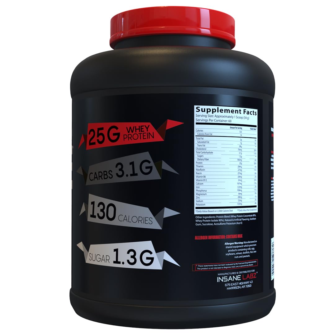 Pouring Insane Whey Birthday Cake demonstrates smooth mixability after training sessions