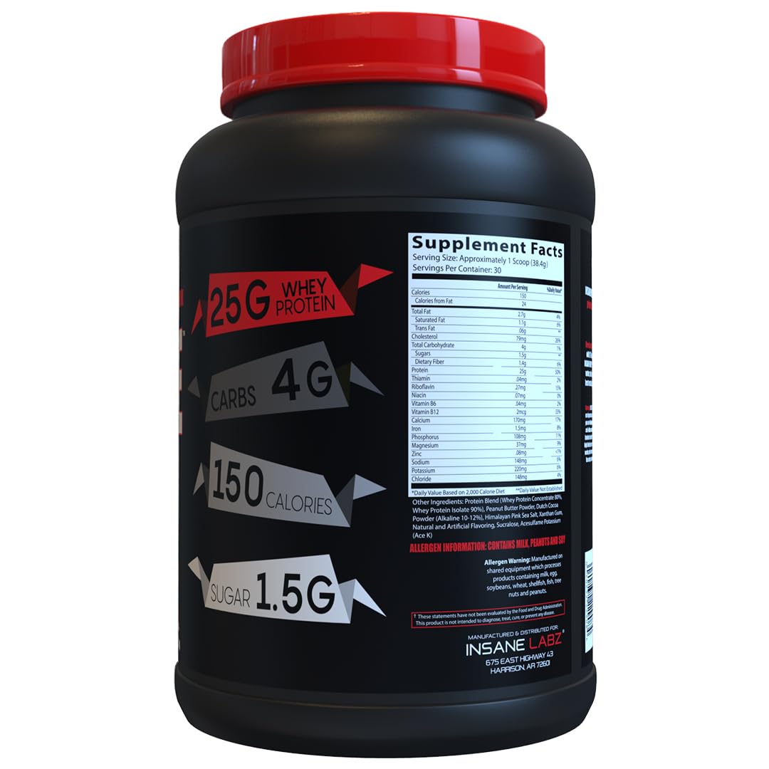 Insane Whey scoop highlighting premium protein for post-workout recovery.