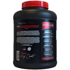 Insane Labz Insane Whey scoop illustrating 25g protein per serving for recovery.