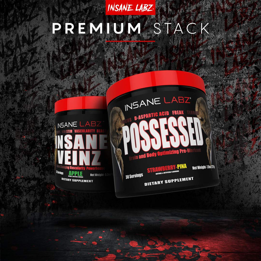Insane Labz Possessed d-aspartic-acid formula image indicating hormone-support ingredients.
