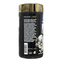 Insane Labz Psychotic Gold bottle front view for high-stimulant performance.