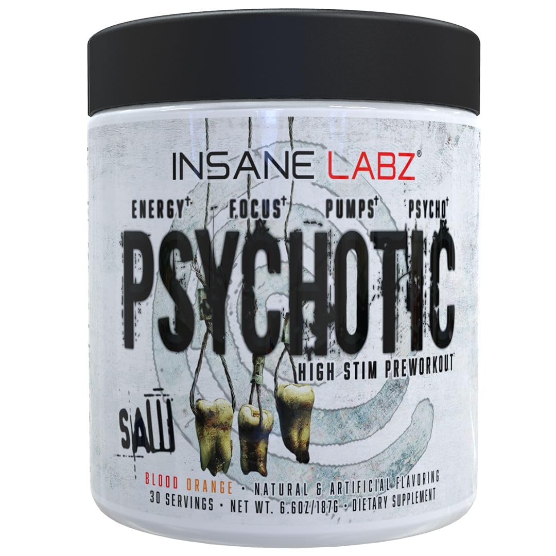 Insane Labz Psychotic Saw bottle pour ready for quick energy boost