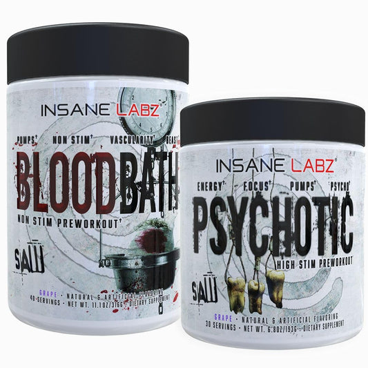 Insane Labz Psychotic Saw bottle for intense pre workout energy