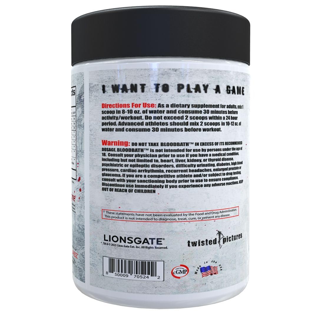 Insane Labz Psychotic Saw gym scene emphasizing training energy