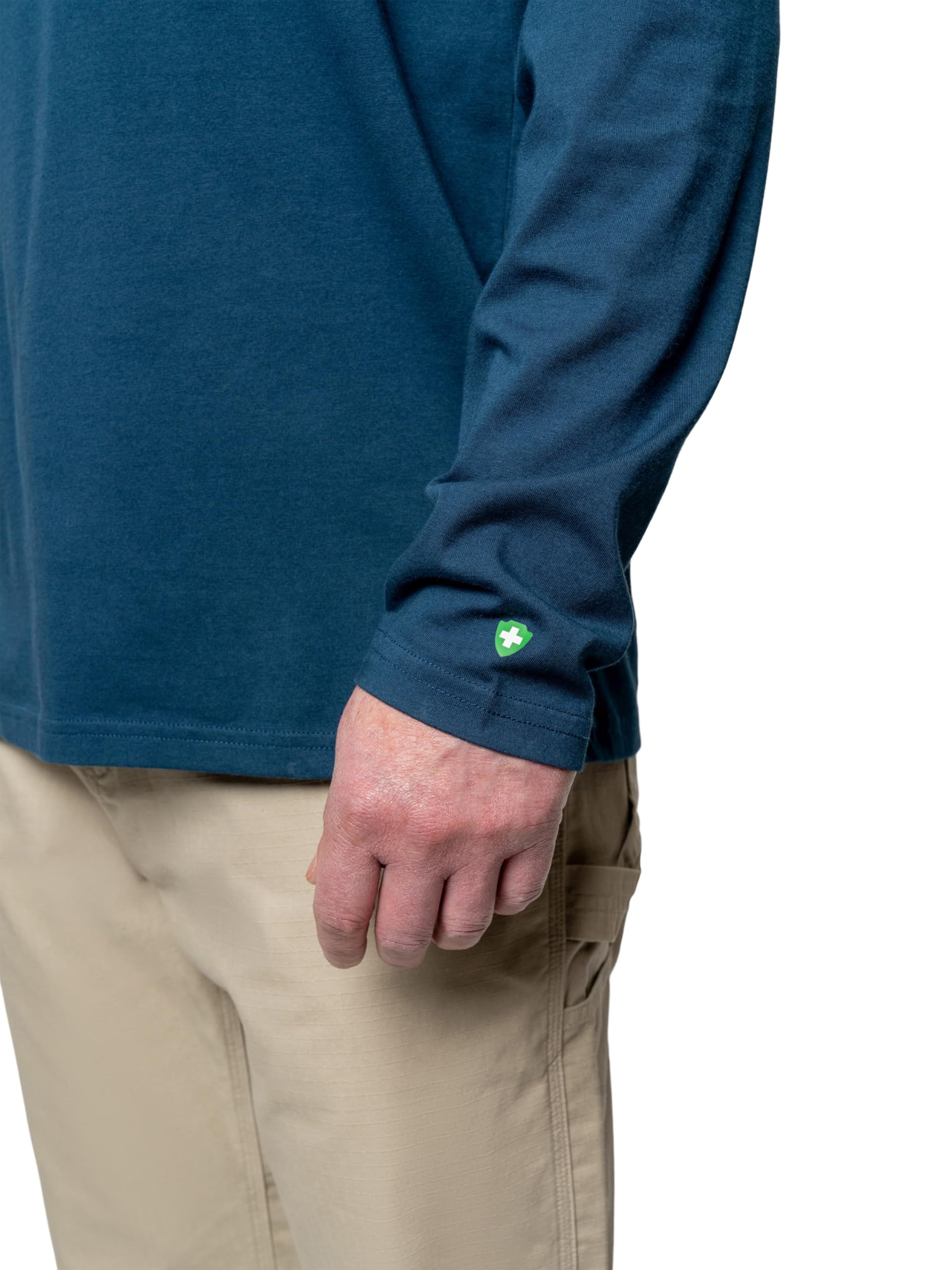 Insect Shield outdoor-use shot demonstrates UPF protection and quick-dry fabric.