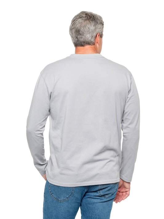 Insect Shield shirt, side view, moisture-wicking for comfort outdoors.