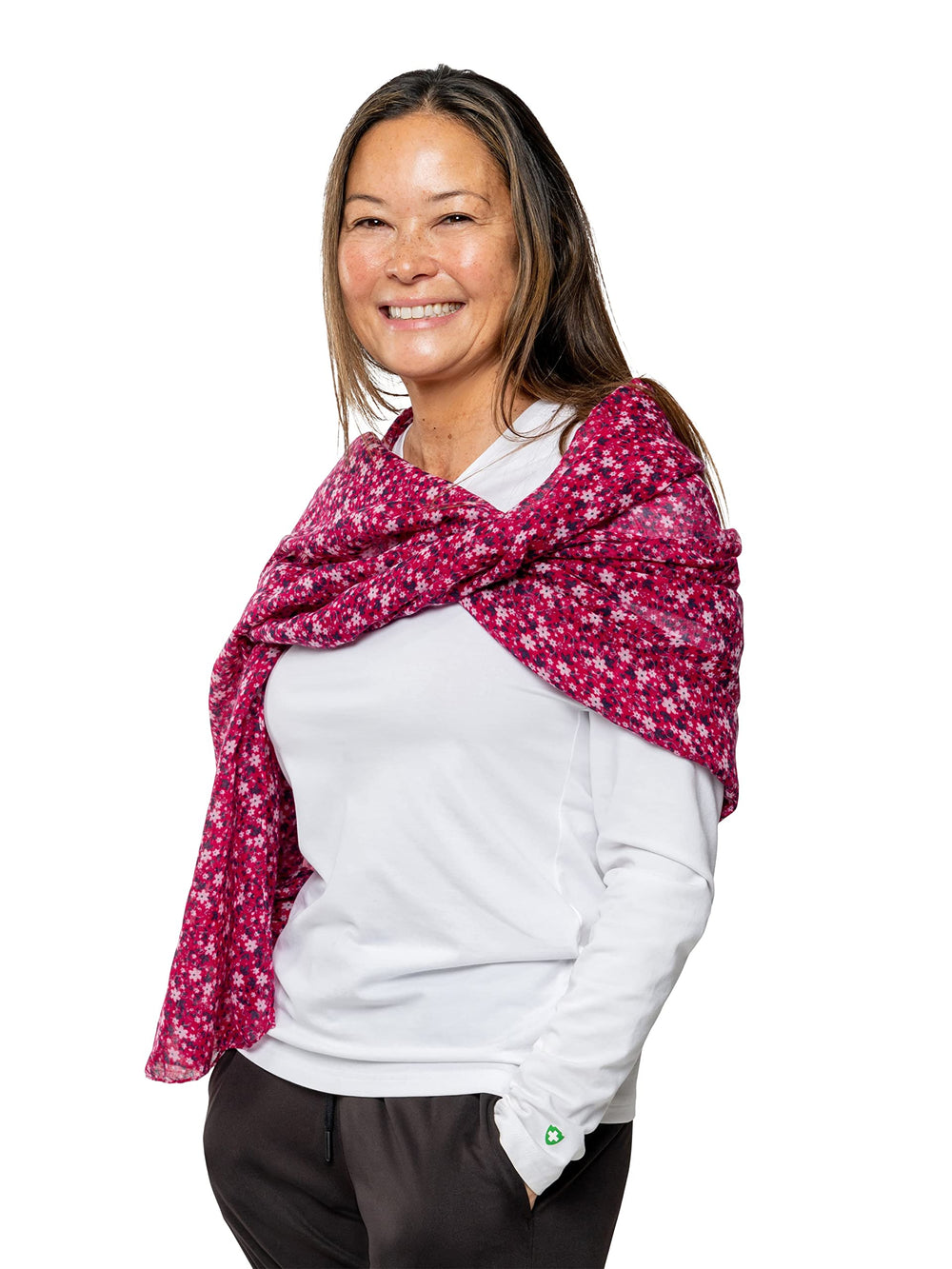 Insect Shield scarf-around-neck-fashion offers versatile wear with insect repellency