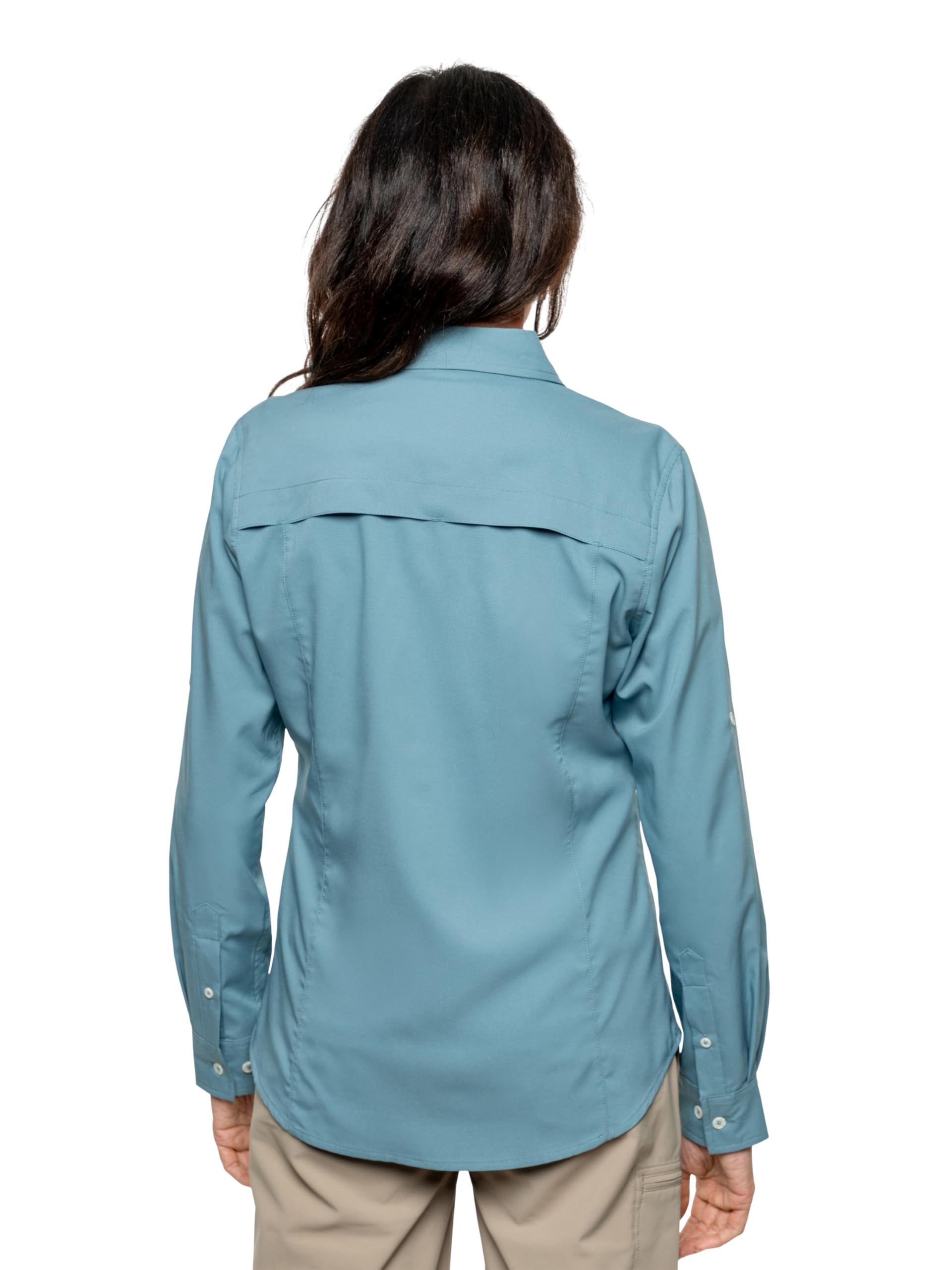 Insect Shield Elements Lite back cape with mesh vent for cooling airflow