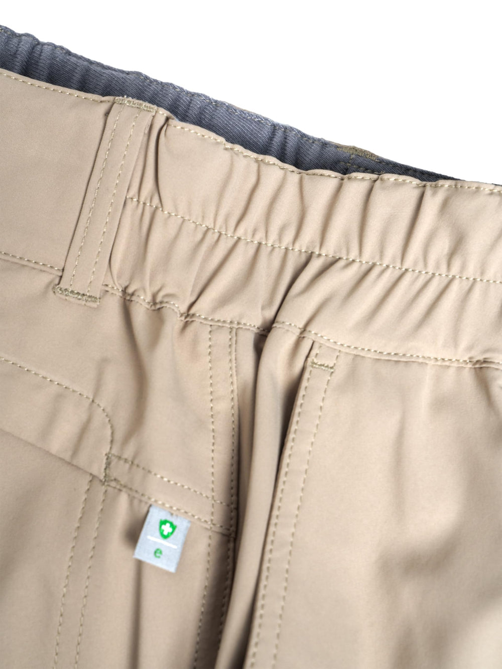 Insect Shield pant hem stretch area enhances mobility during activities.
