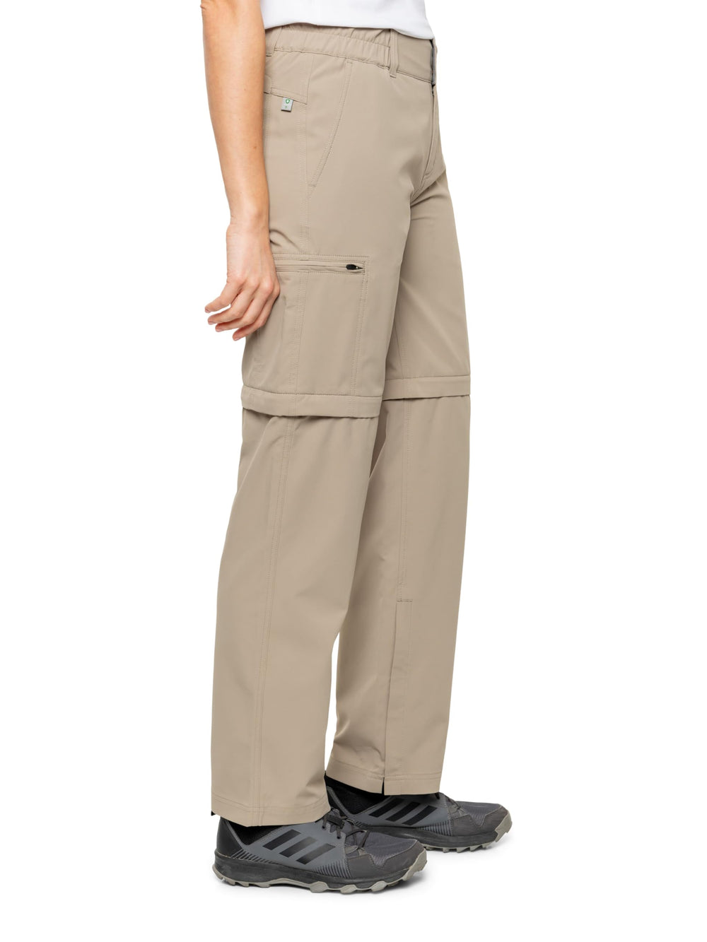 Insect Shield Elements Lite Pant Khaki cargo pocket for organized gear on hikes