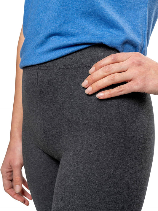 Insect Shield leggings fabric close-up: breathable 90 cotton 10 spandex blend