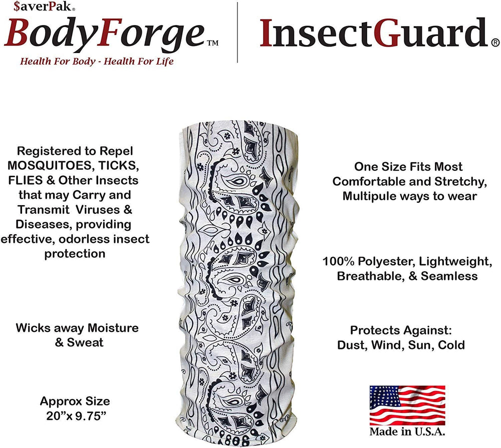 InsectGuard 10 inch tick gaiters shield ankles from insects.
