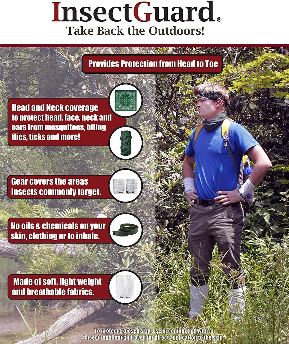 InsectGuard complete package black-xw ready-to-wear insect protection kit.