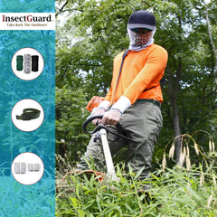 InsectGuard complete green and white package for easy outdoor protection.