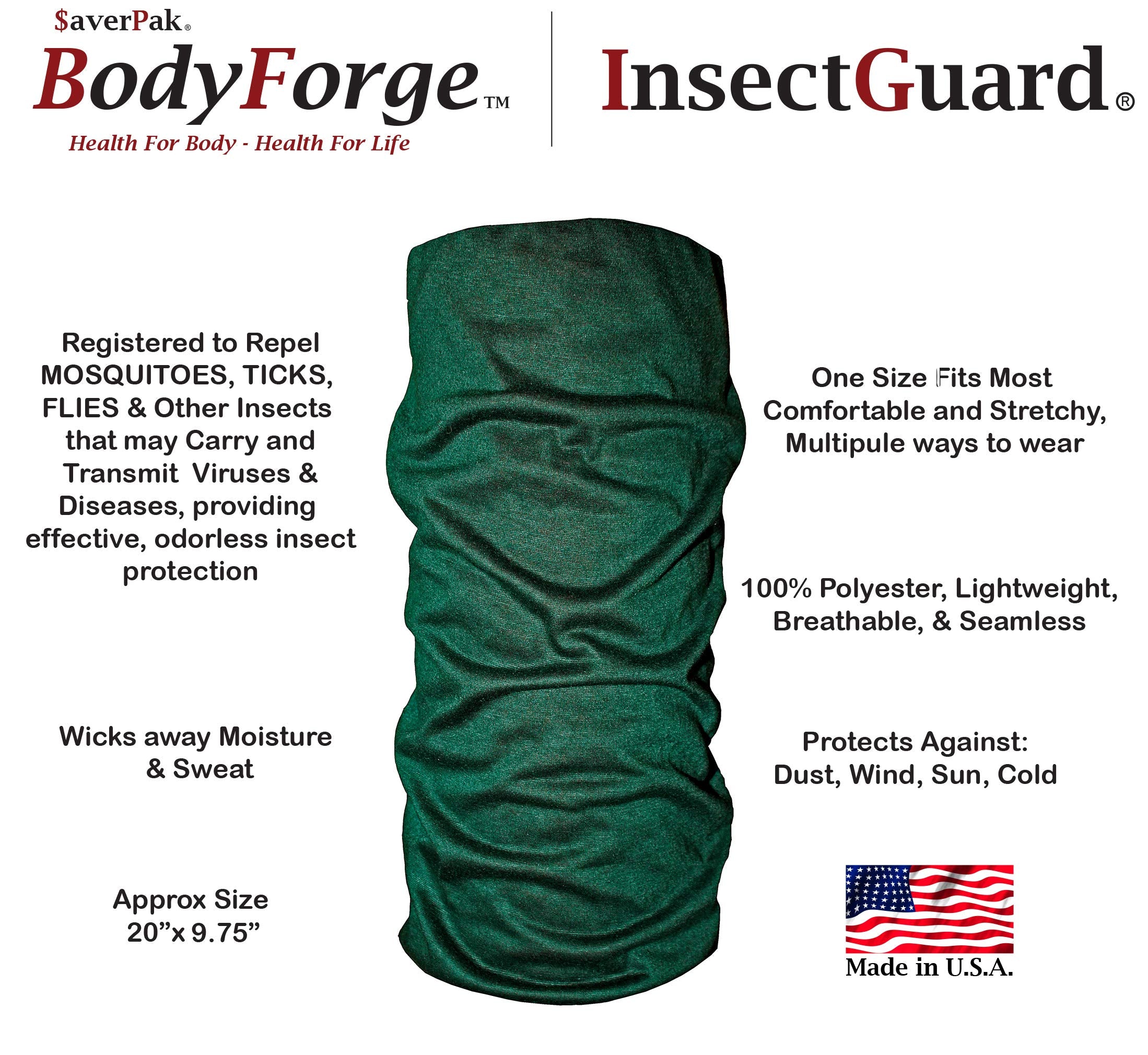 InsectGuard permethrin-treated belt length adjuster demonstrates customizable fit