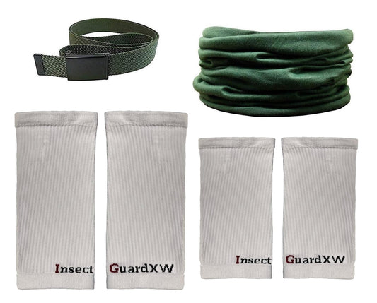 InsectGuard Tick Gaiters package with belt and gaiters for all-day insect protection
