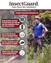 InsectGuard tube bandana included, compact and versatile in field tasks.