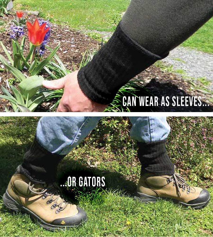 Unisex sizing and easy care for long-term use with InsectGuard Tick Gaiters.