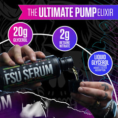 Inspired Nutraceuticals FSU Serum non-stim pump for late-night workouts and stacking versatility.