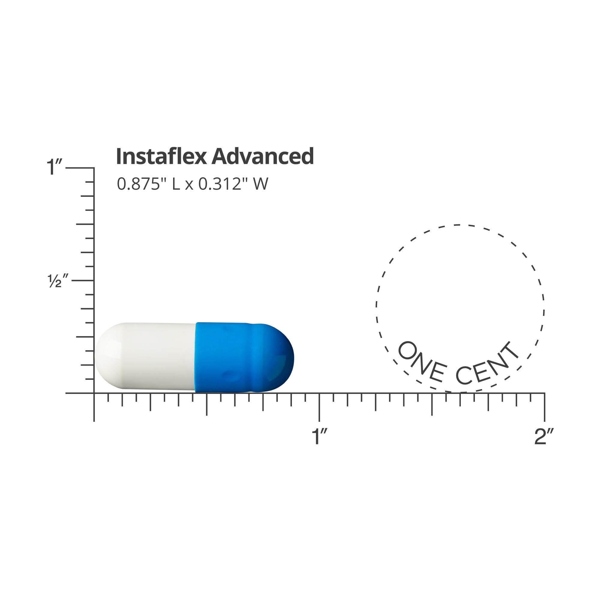 Instaflex Advanced bottle with label signals doctor-formulated daily use.