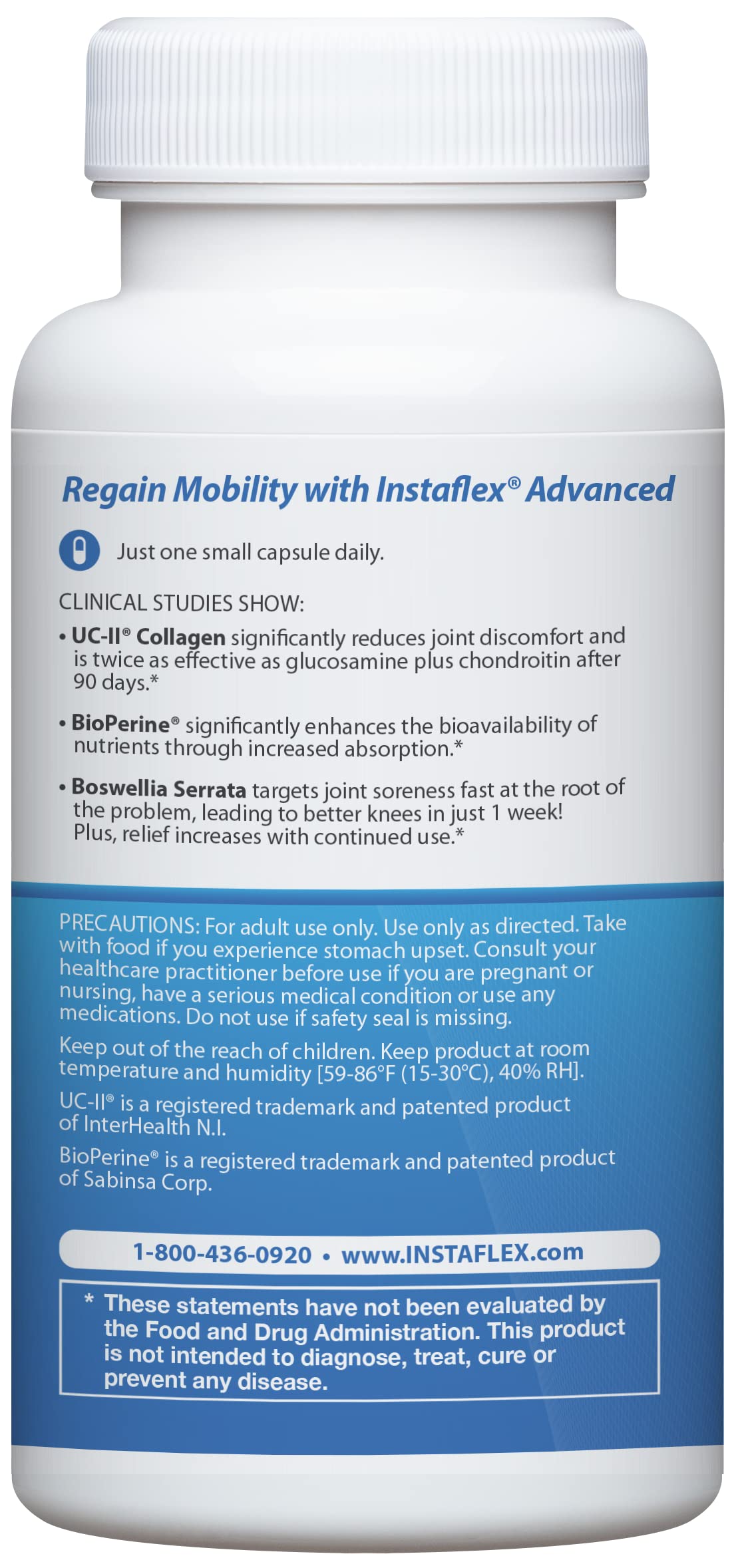 Instaflex Advanced collagen ingredient close-up for premium joint support