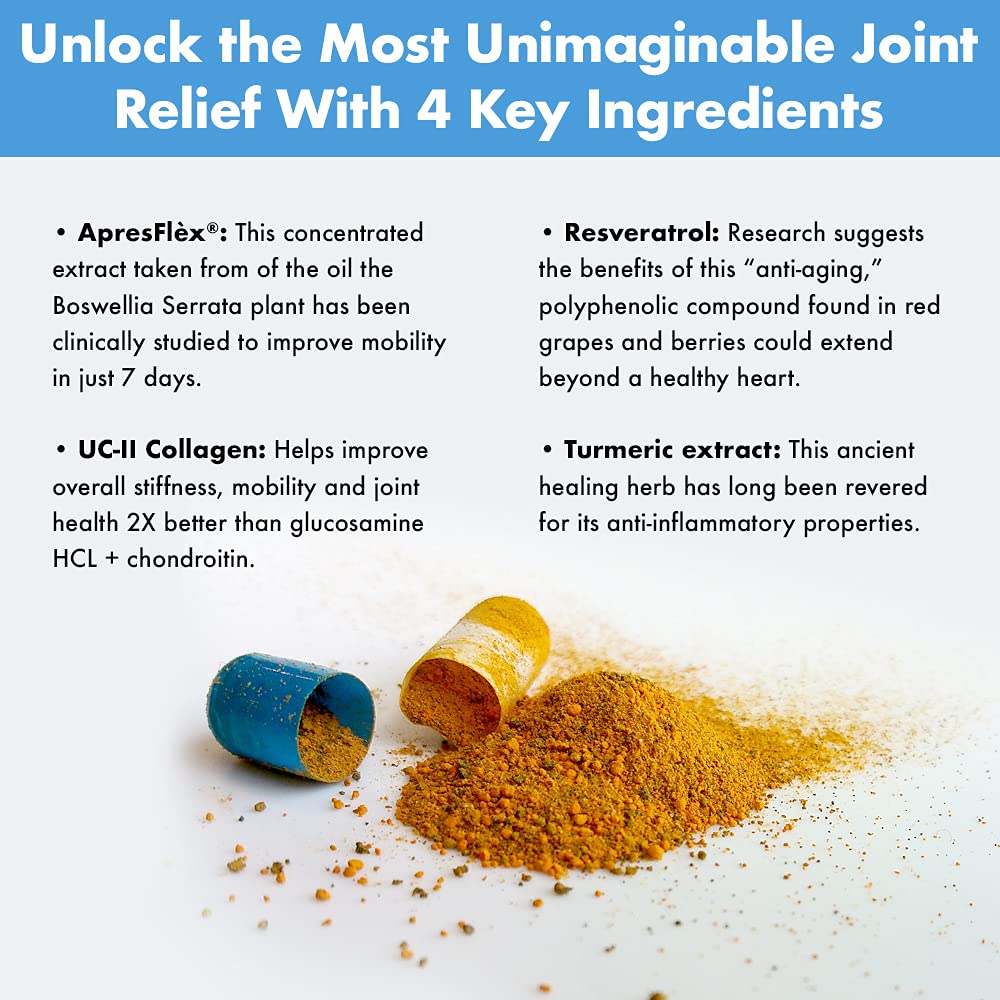 Instaflex Advanced UC-II capsule emphasizes potent collagen for mobility.