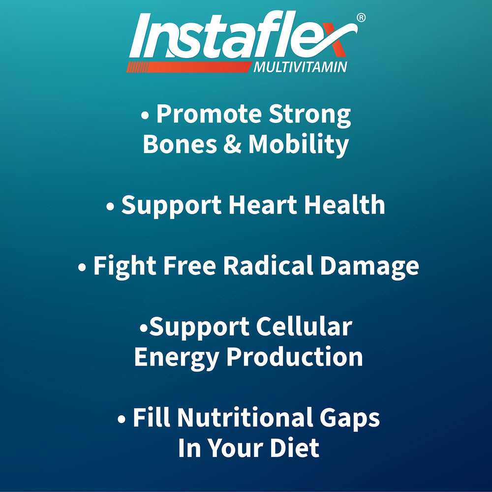 Instaflex Multivitamin ingredients featuring broccoli extract and turmeric
