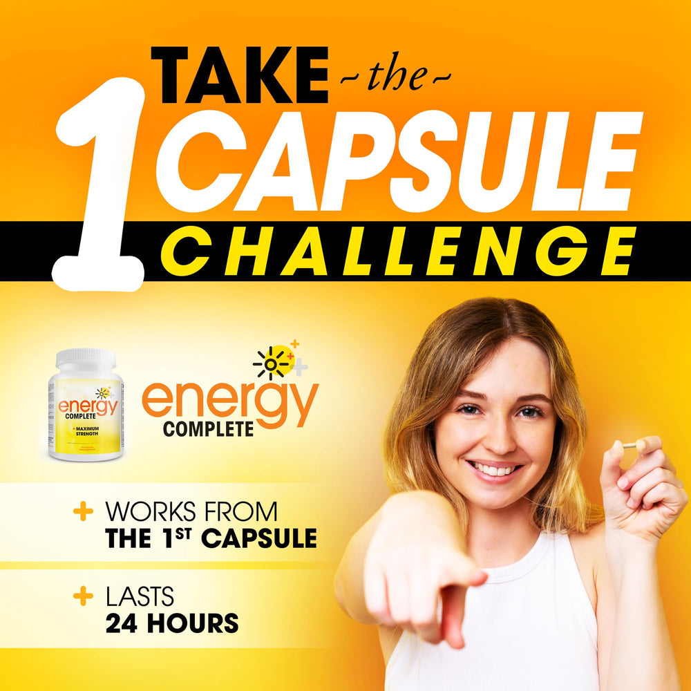 Instant Brands Energy Complete time-release formula diagram emphasizes sustained energy.