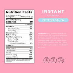 Instant Hydration keto-vegan-gluten-free badge indicating diet compatibility