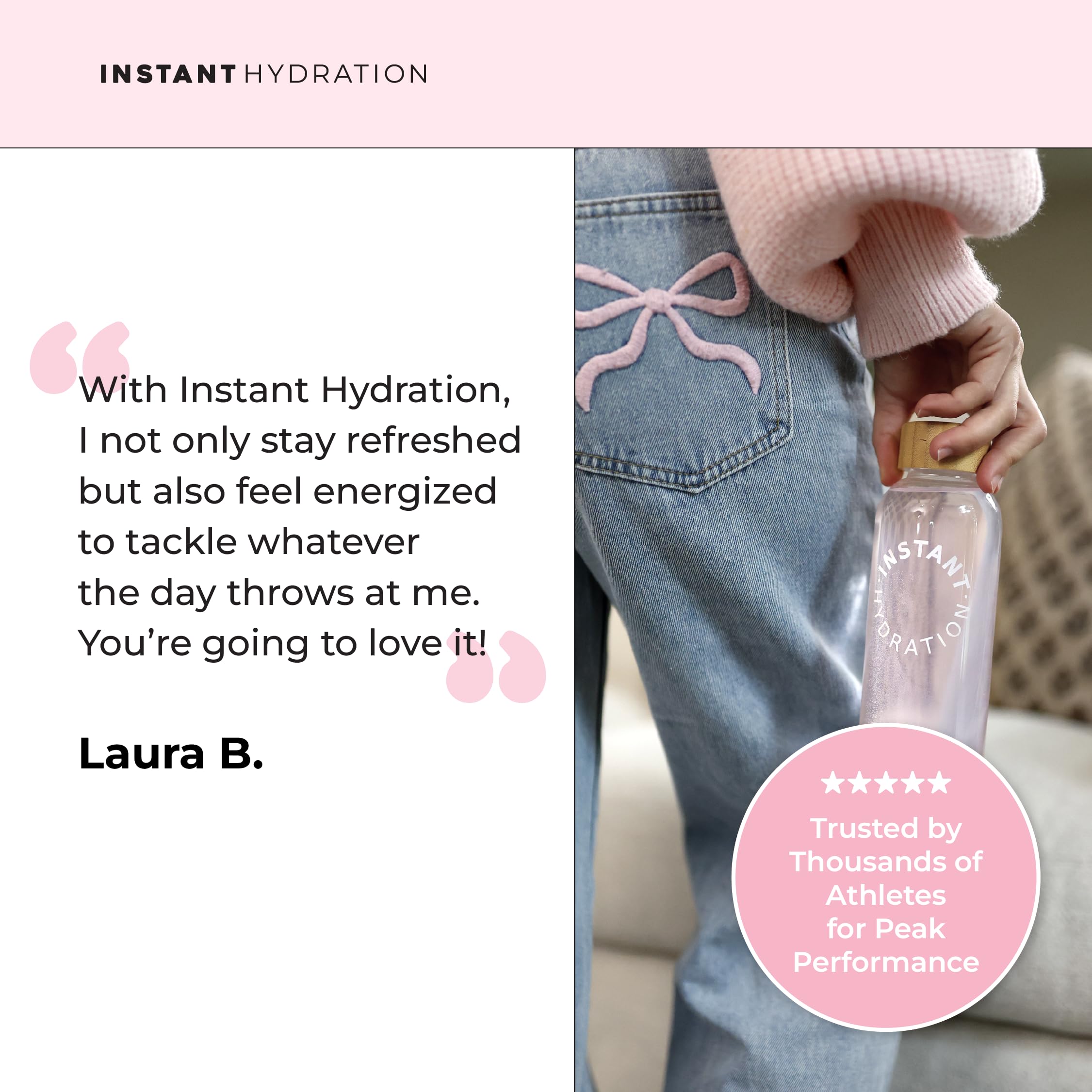 Instant Hydration lab-tested seal signaling safety and reliability