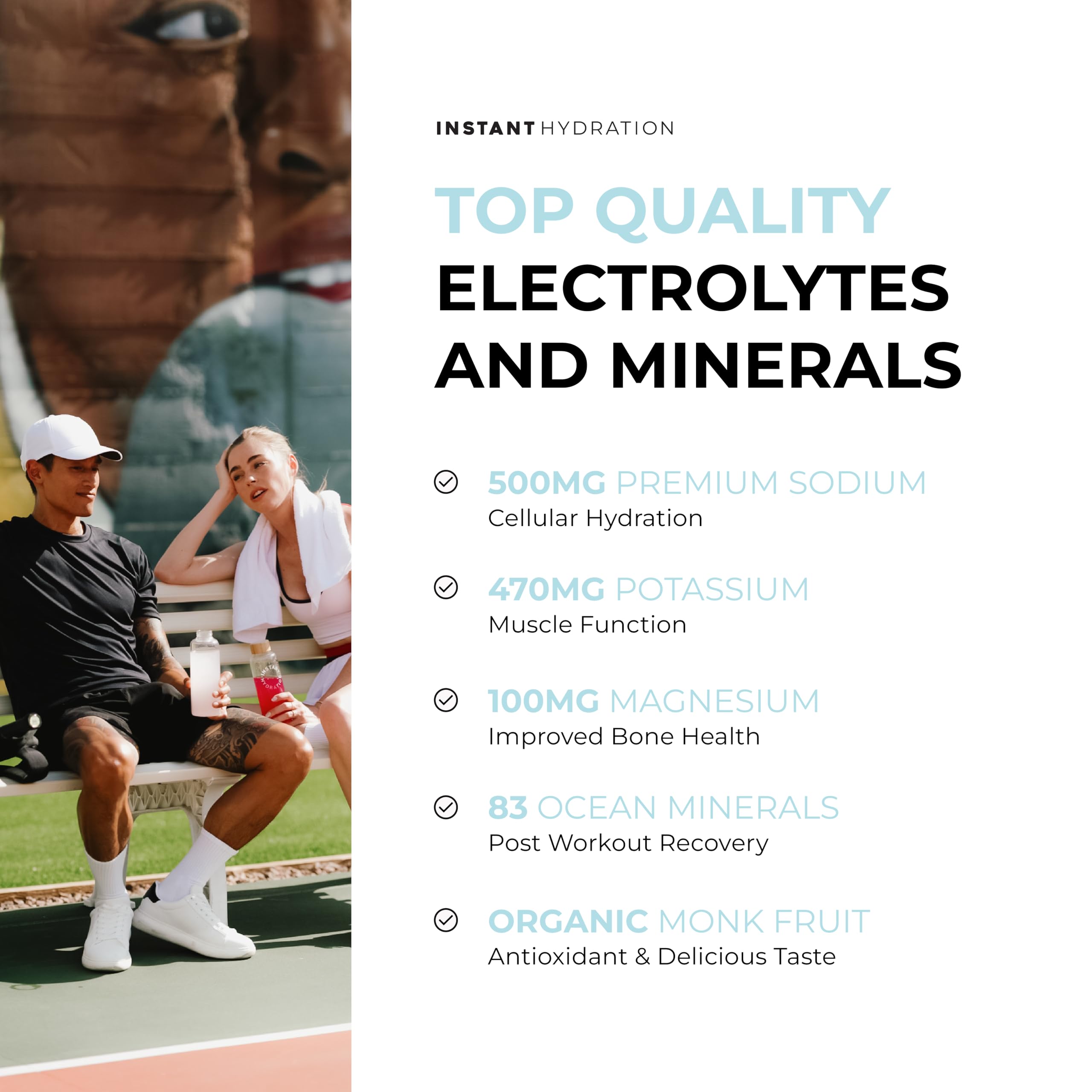 Instant Hydration Orange flavor packet delivering electrolytes for training
