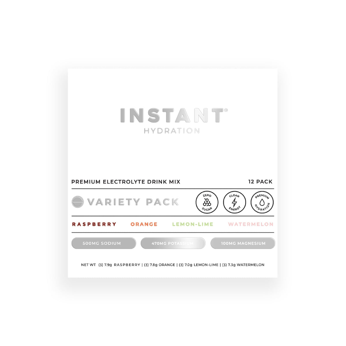 Instant Hydration Watermelon flavor packet ready for active hydration