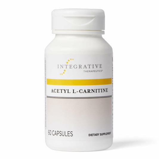 Integrative Therapeutics Acetyl L-Carnitine bottle with capsules supports nerve cell function