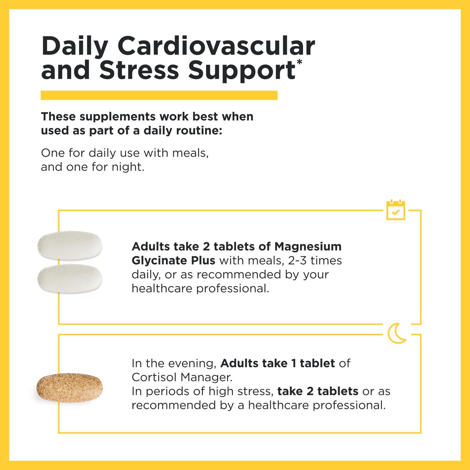 Adrenal health concept graphic illustrating balanced cortisol and calm energy.