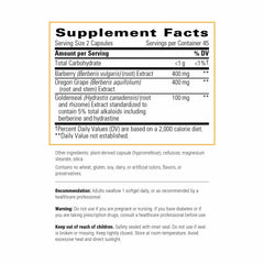 Integrative Therapeutics Berberine Complex capsules on a tray for daily routine.