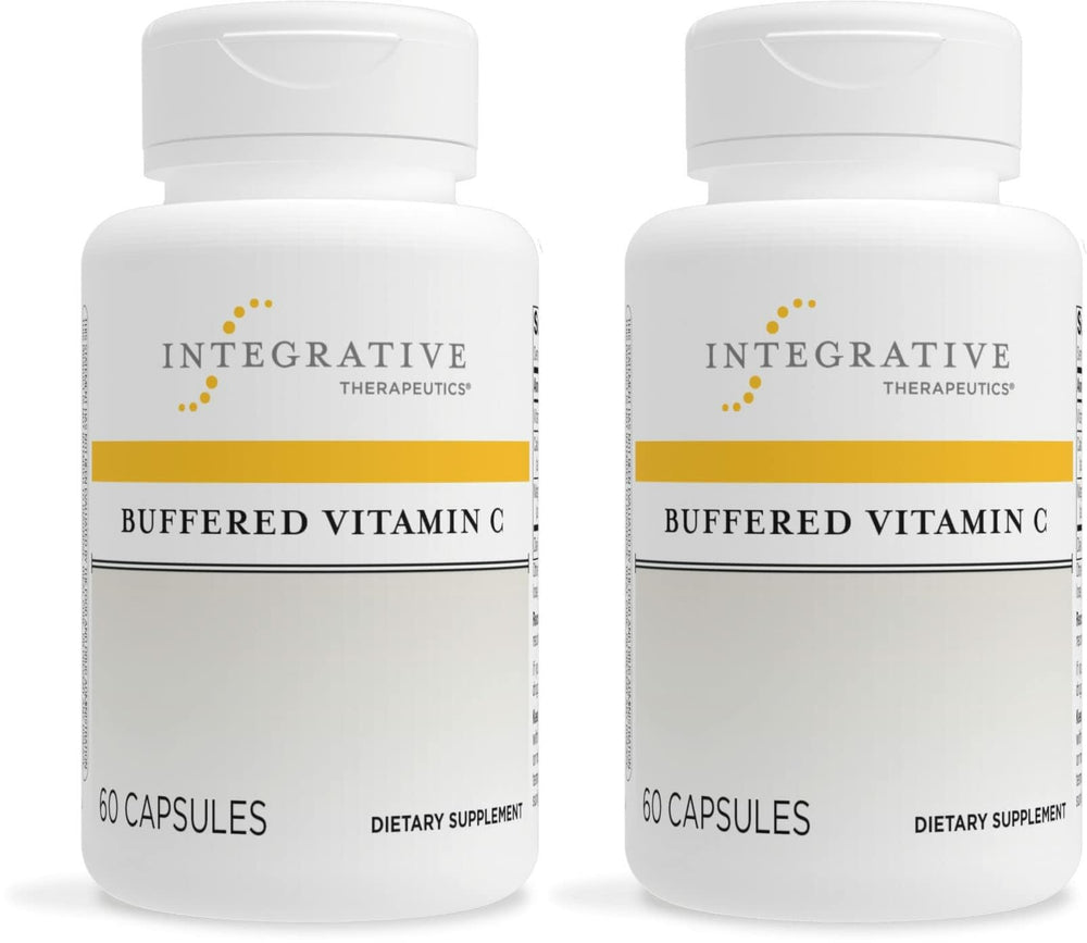 Integrative Therapeutics Buffered Vitamin C bottle front view highlighting antioxidant support potential