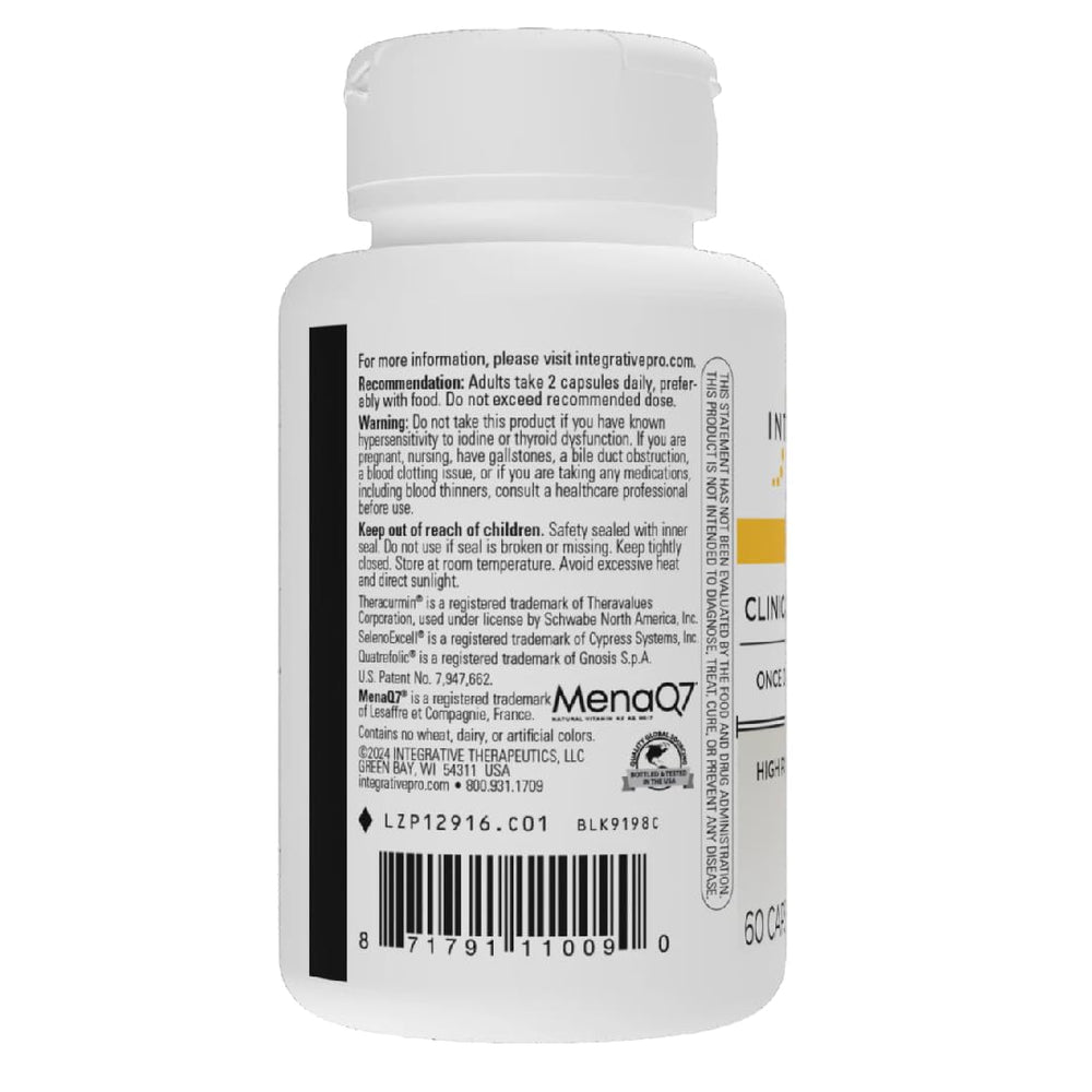 Theracurmin-rich Clinical Nutrients HP ingredient highlight emphasizing antioxidant support