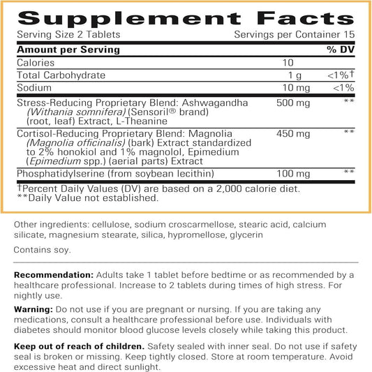 Close-up of Cortisol Manager capsules showing texture and quality.