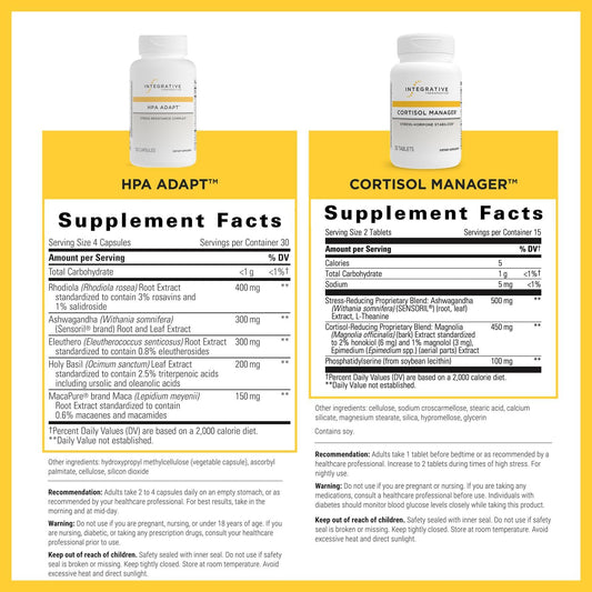 Integrative Therapeutics Cortisol Manager capsules support restful sleep amid stress