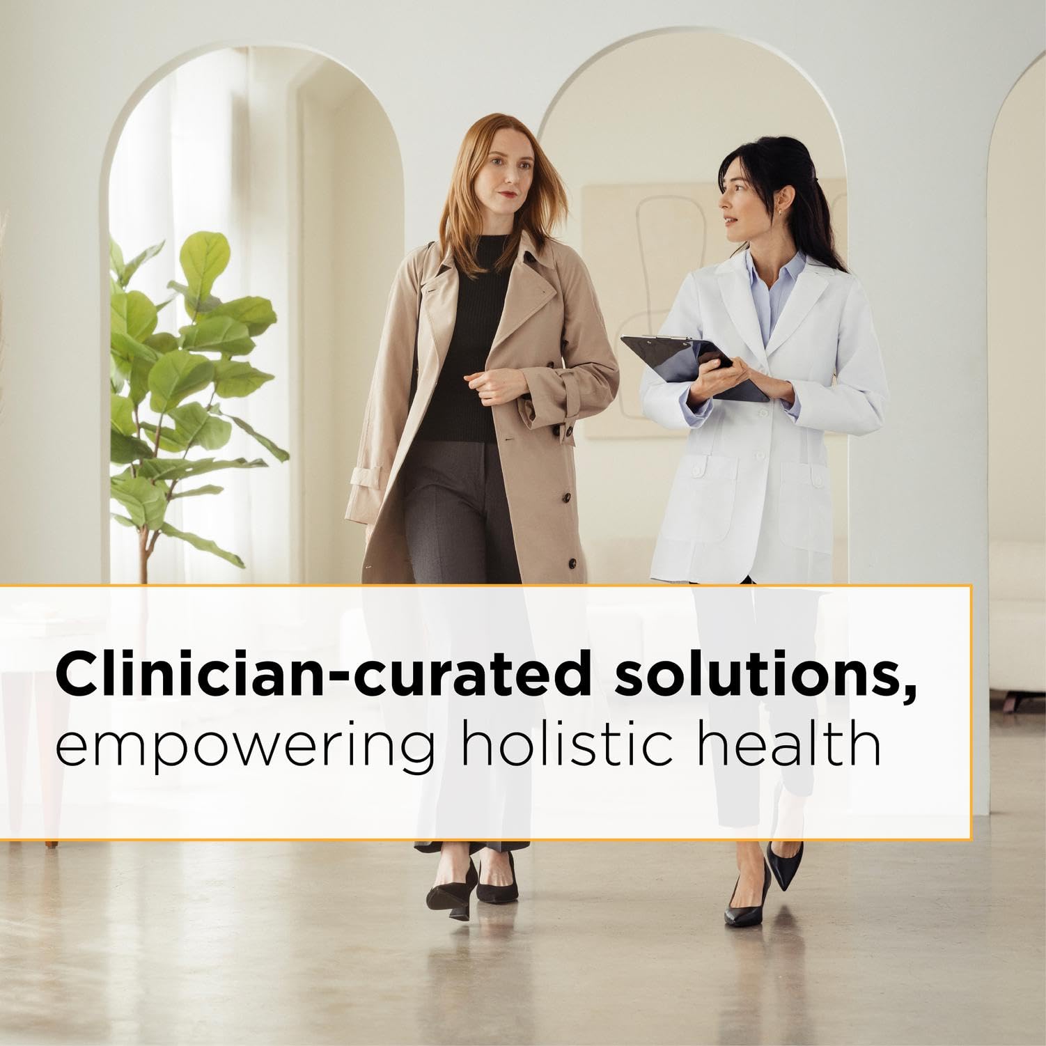 Integrative Therapeutics Curalieve bottle on a kitchen counter for daily antioxidant support.