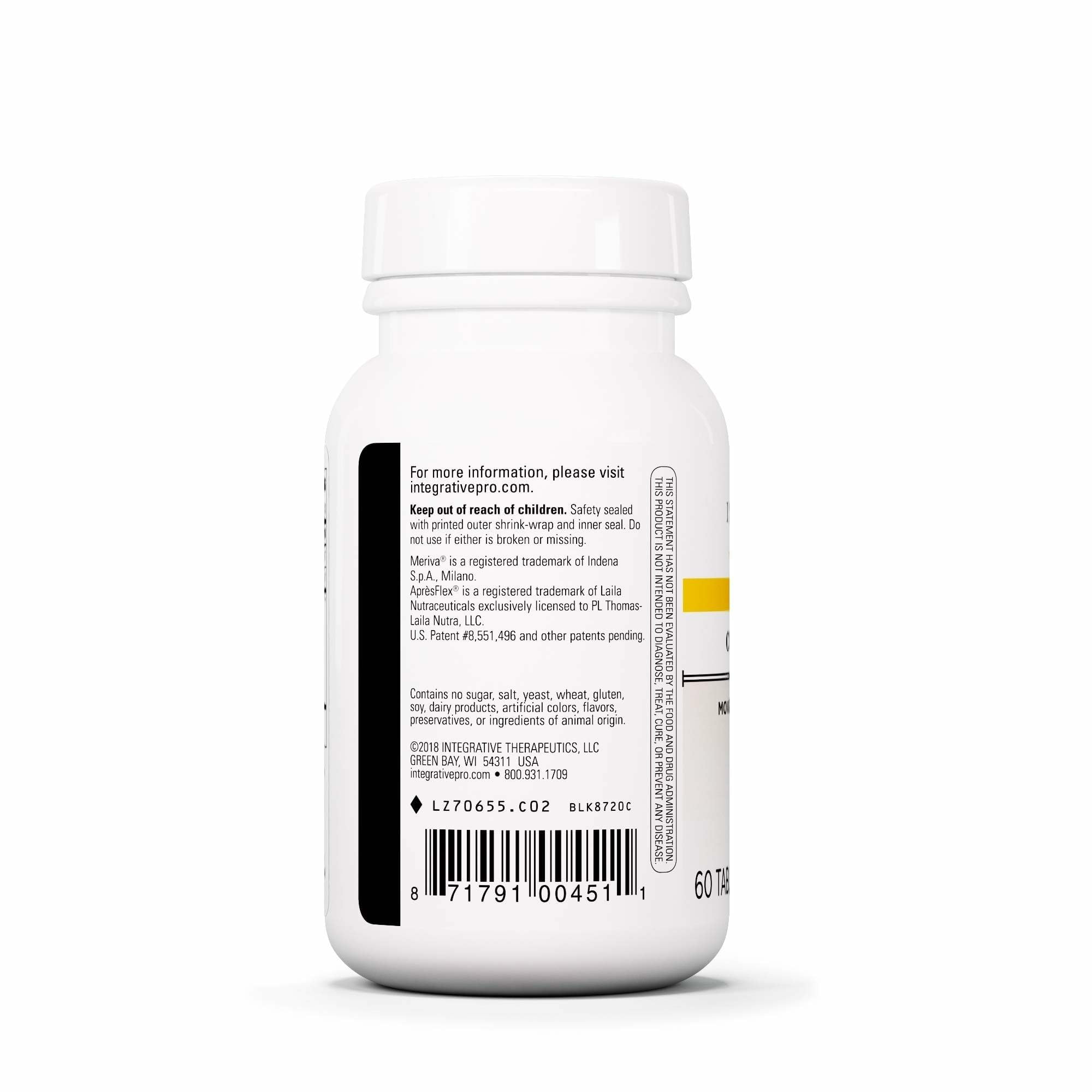 Meriva Curcumin extract and Boswellia shown as Curcumax Pro ingredients for mobility.
