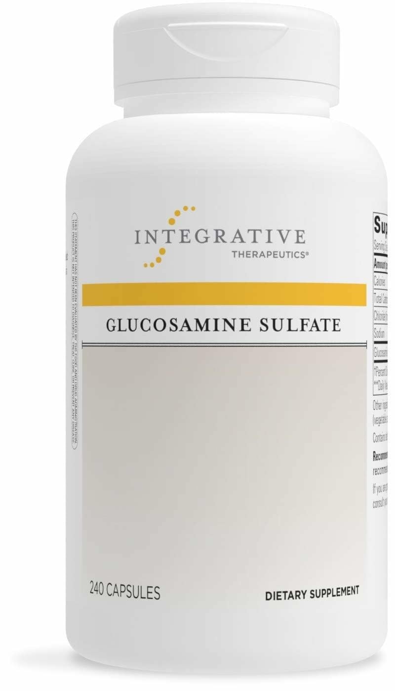 Integrative Therapeutics Glucosamine Sulfate capsules front view for joint support
