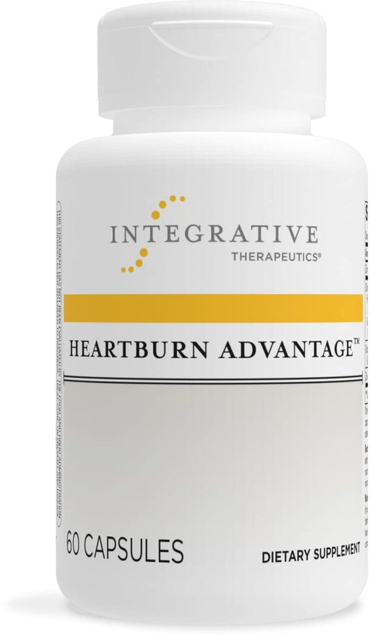 Integrative Therapeutics Heartburn Advantage bottle showcasing digestive support.