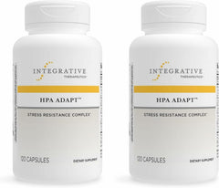 Integrative Therapeutics HPA Adapt bottle label showing vegan formulation for stress support