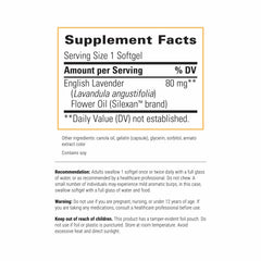 Lavela WS 1265 softgels in a close-up view highlighting easy daily lavender support